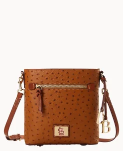 Dooney & Bourke Game Day Ready|Printed Fabric<MLB Zip Crossbody Cardinals