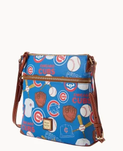 Dooney & Bourke Game Day Ready|Printed Fabric<MLB Crossbody Cubs