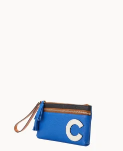 Dooney & Bourke Grab and Go|Wristlets<MLB Double Zip Wristlet Cubs