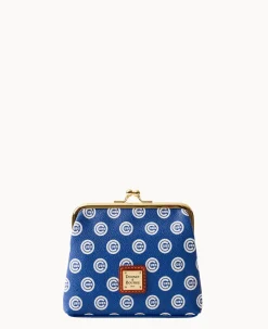 Dooney & Bourke Grab and Go|Clutches<MLB Large Framed Purse Cubs