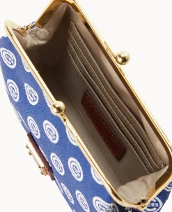 Dooney & Bourke Grab and Go|Clutches<MLB Large Framed Purse Cubs