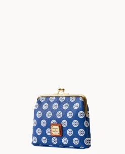 Dooney & Bourke Grab and Go|Clutches<MLB Large Framed Purse Cubs