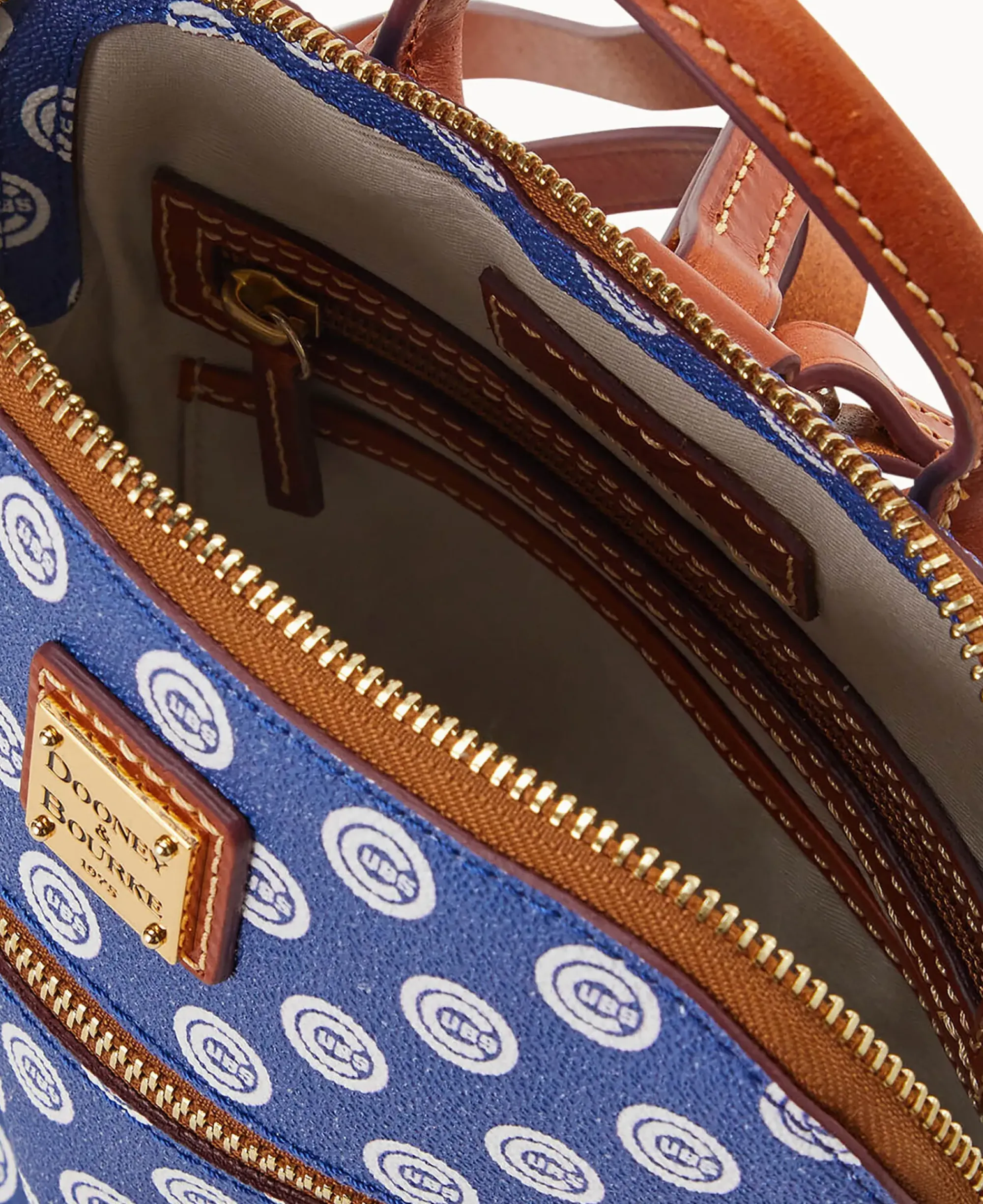 Dooney & Bourke Game Day Ready|Printed Fabric<MLB Small Backpack Cubs