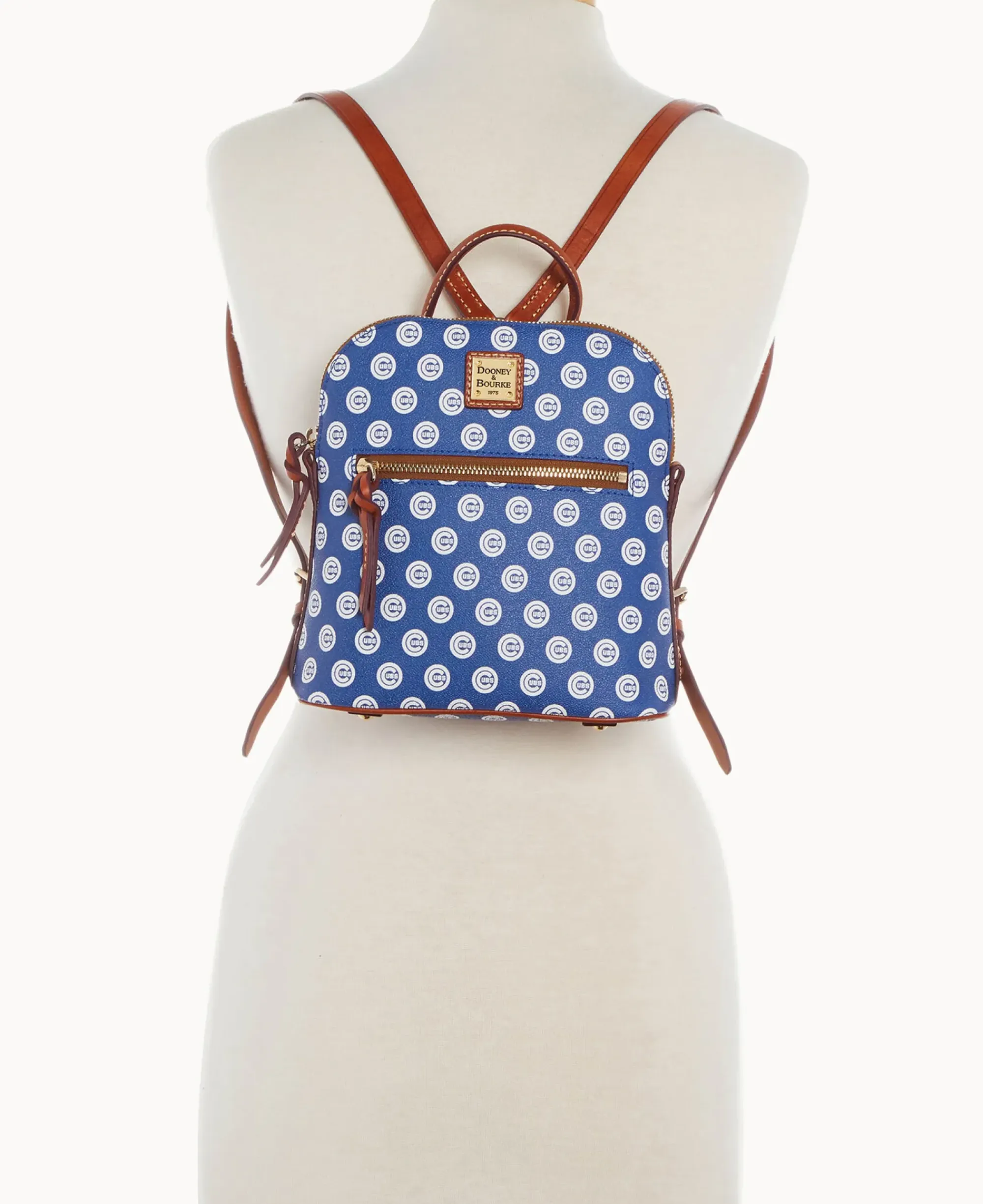 Dooney & Bourke Game Day Ready|Printed Fabric<MLB Small Backpack Cubs