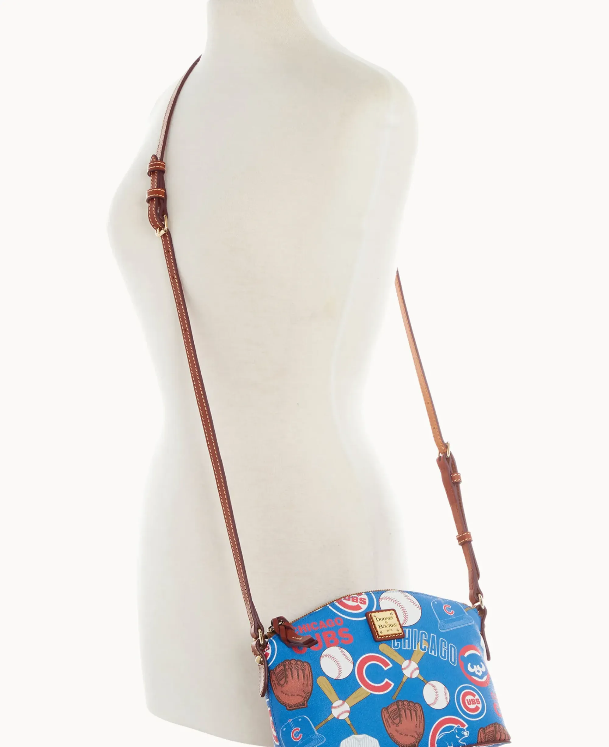 Dooney & Bourke Game Day Ready|Printed Fabric<MLB Suki Crossbody Cubs