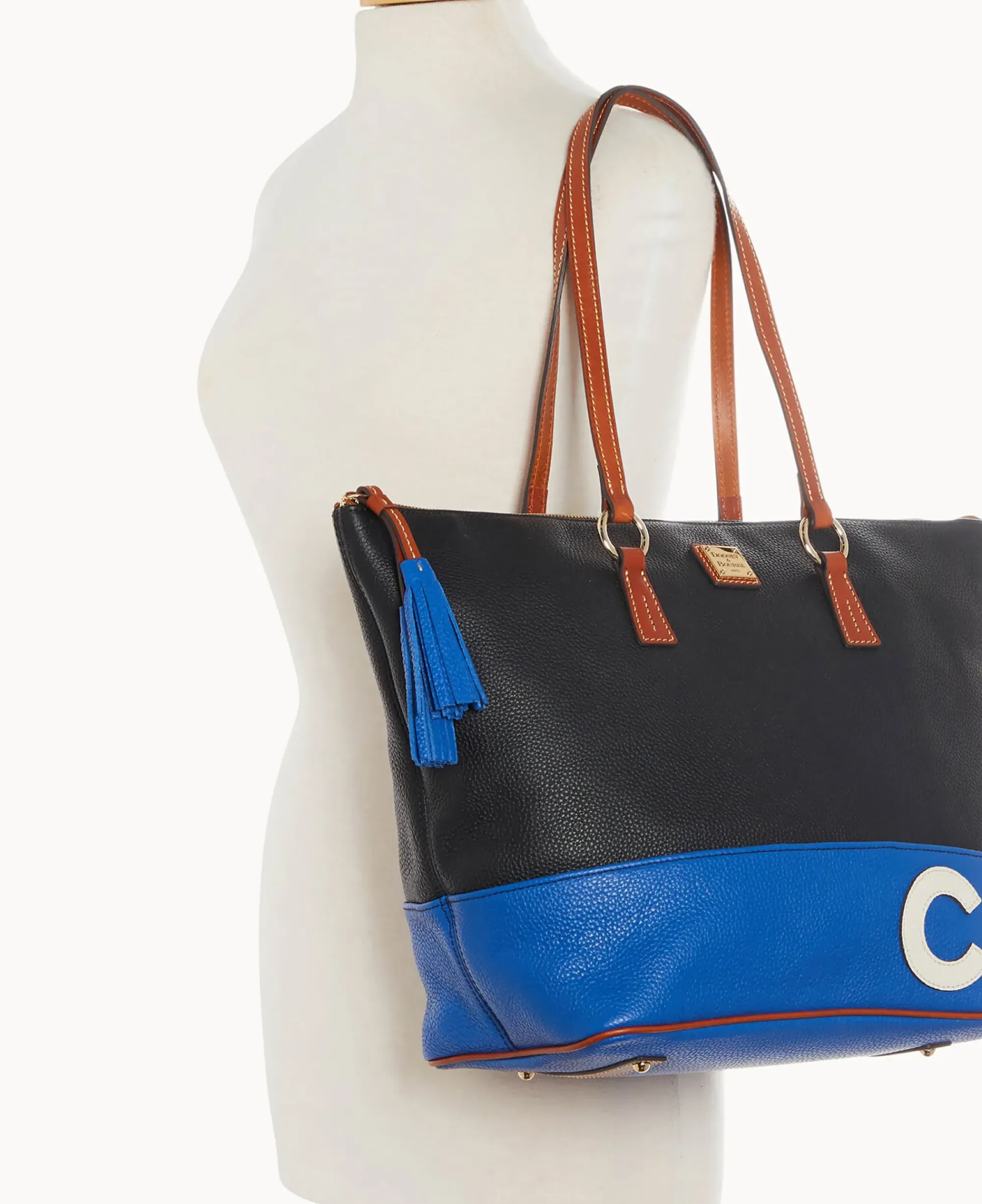 Dooney & Bourke Game Day Ready|Printed Fabric<MLB Tobi Tote Cubs