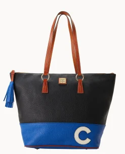 Dooney & Bourke Game Day Ready|Printed Fabric<MLB Tobi Tote Cubs