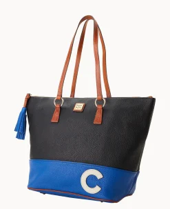Dooney & Bourke Game Day Ready|Printed Fabric<MLB Tobi Tote Cubs