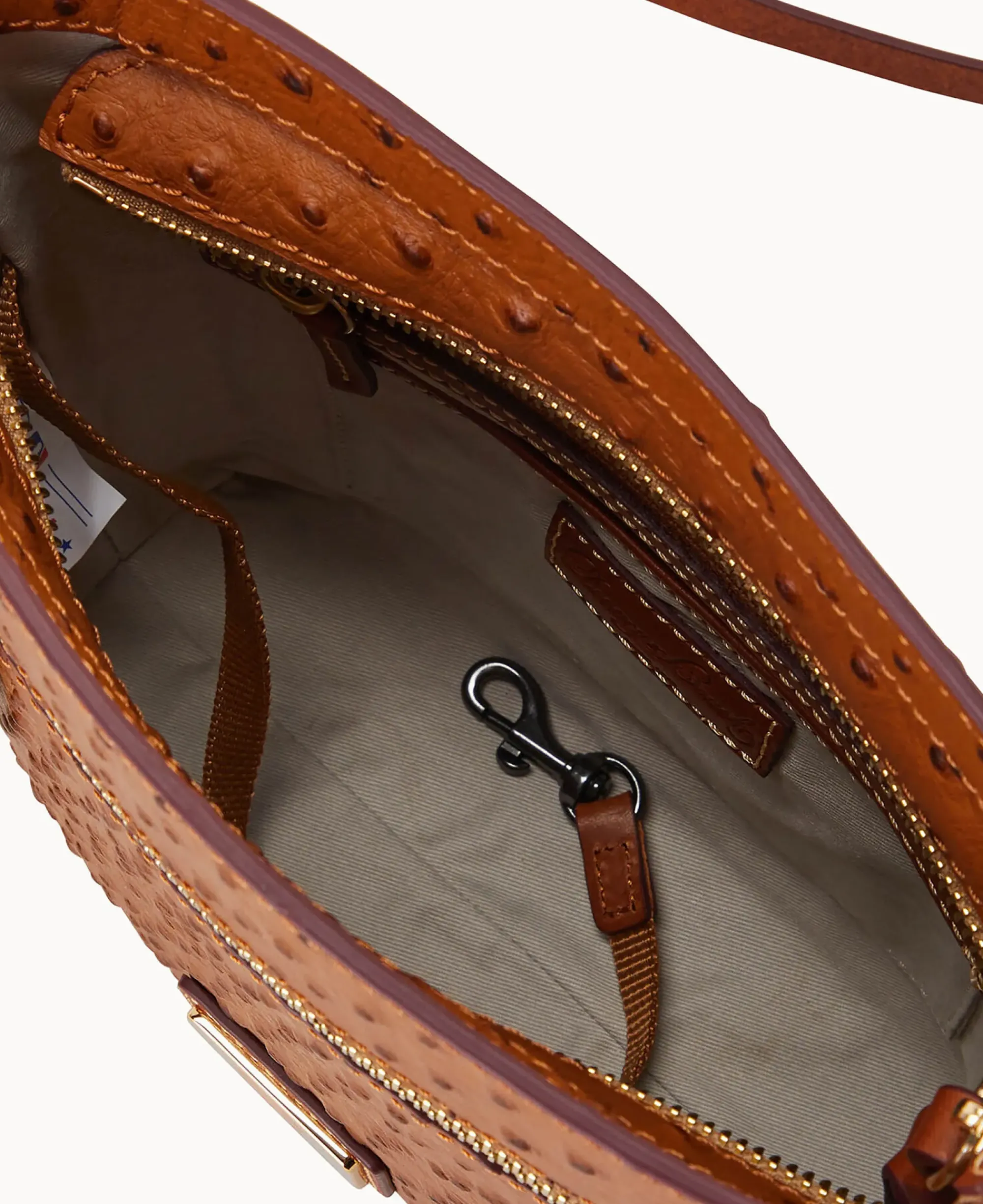 Dooney & Bourke Game Day Ready|Printed Fabric<MLB Zip Crossbody Cubs