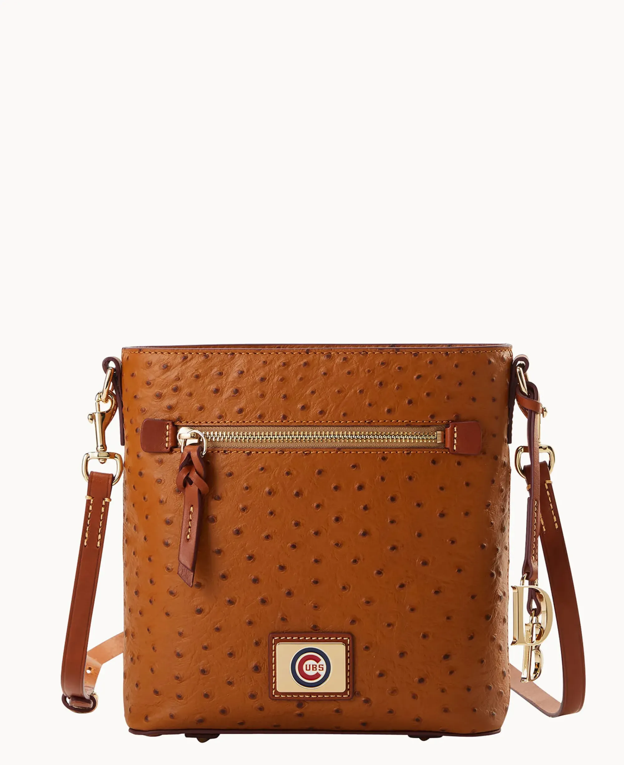 Dooney & Bourke Game Day Ready|Printed Fabric<MLB Zip Crossbody Cubs