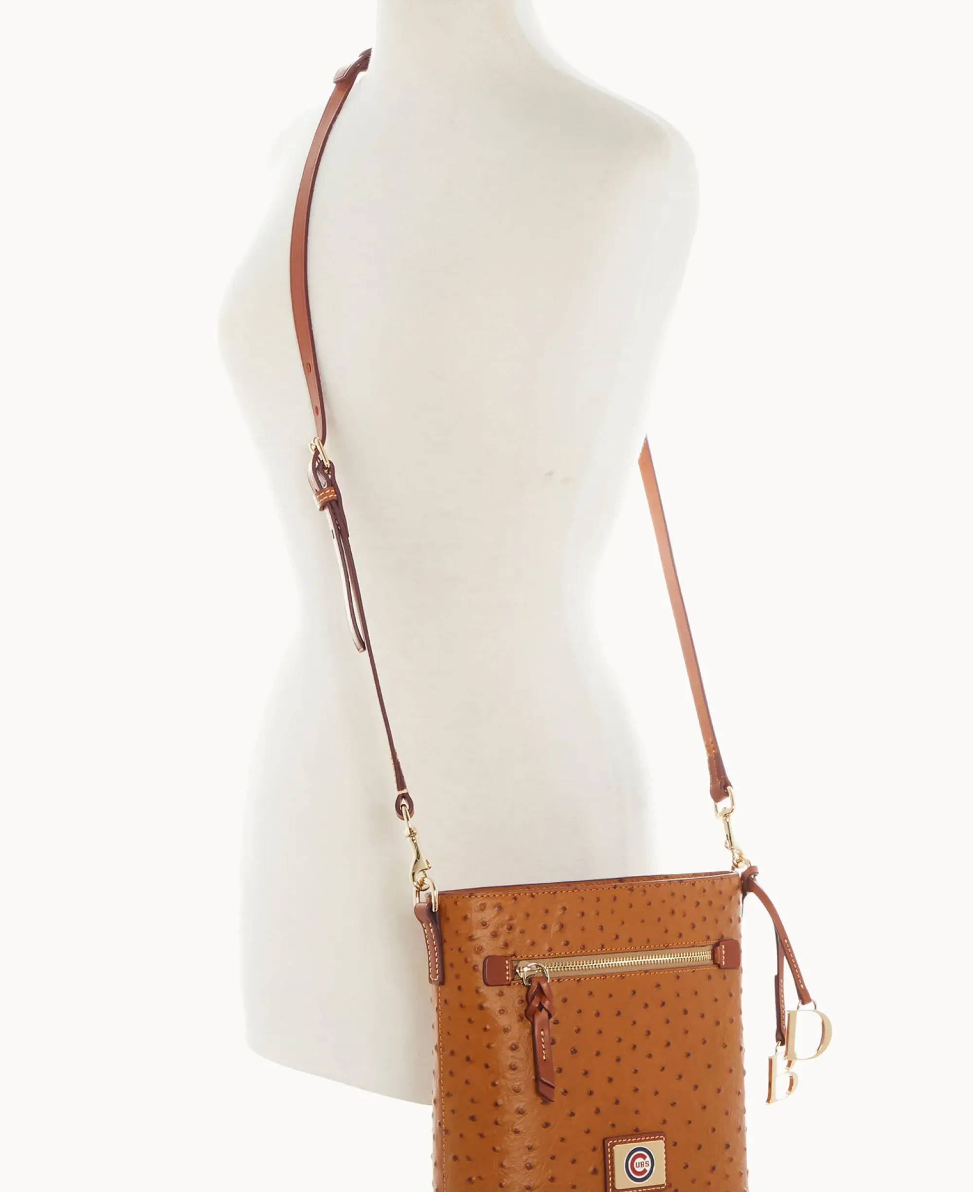 Dooney & Bourke Game Day Ready|Printed Fabric<MLB Zip Crossbody Cubs