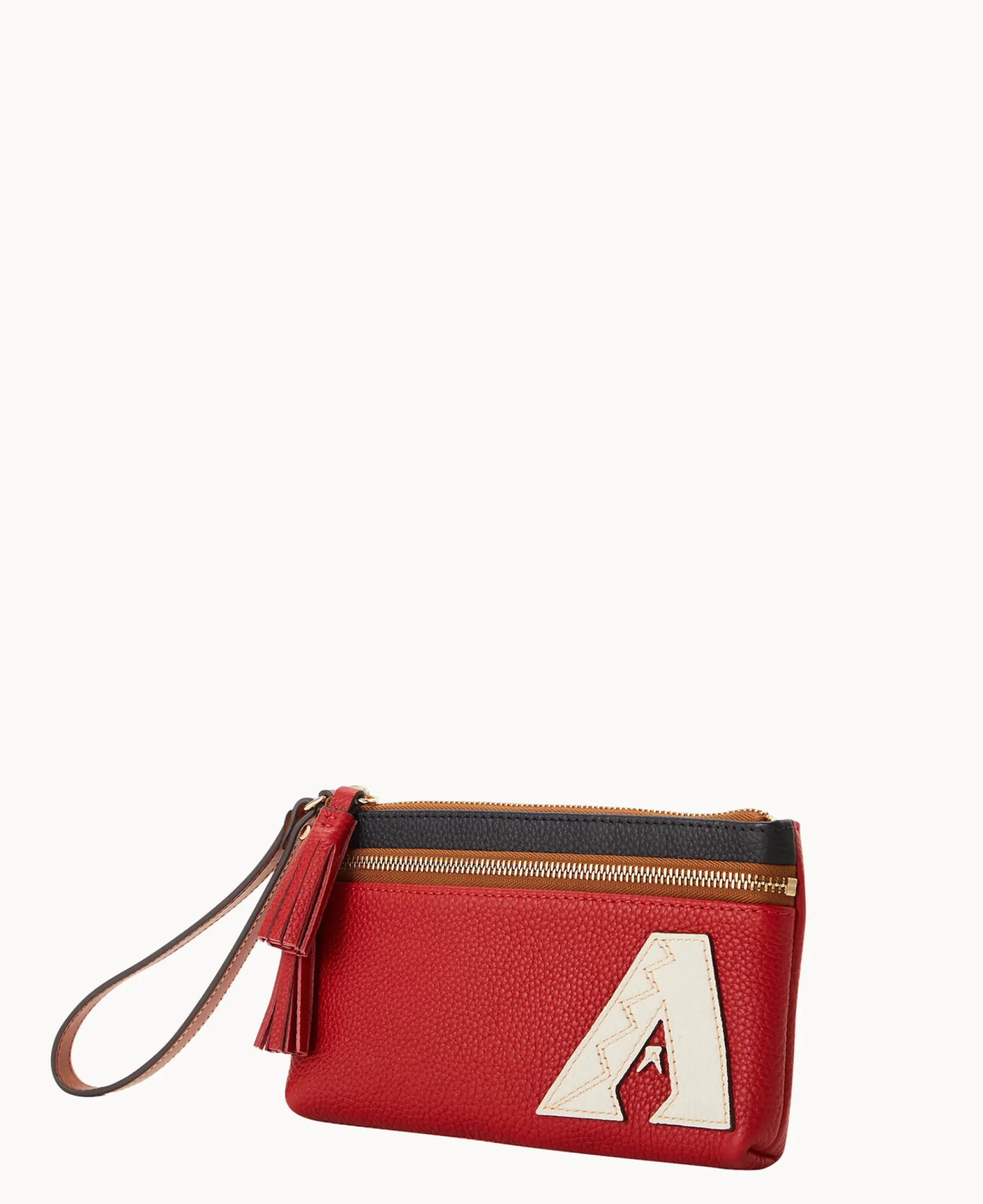 Dooney & Bourke Grab and Go|Wristlets<MLB Double Zip Wristlet Diamondbacks
