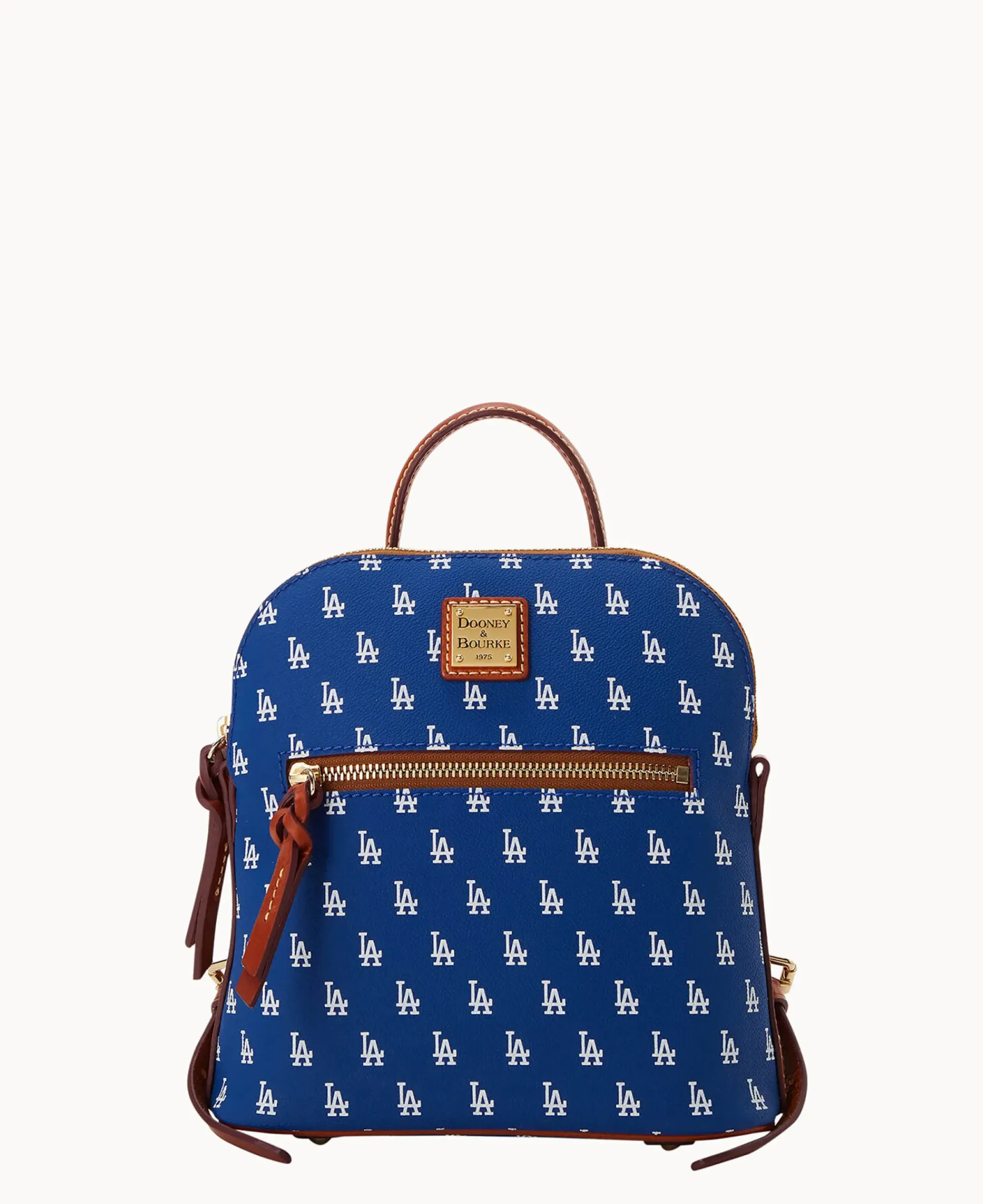 Dooney & Bourke Game Day Ready|Printed Fabric<MLB Small Backpack Dodgers
