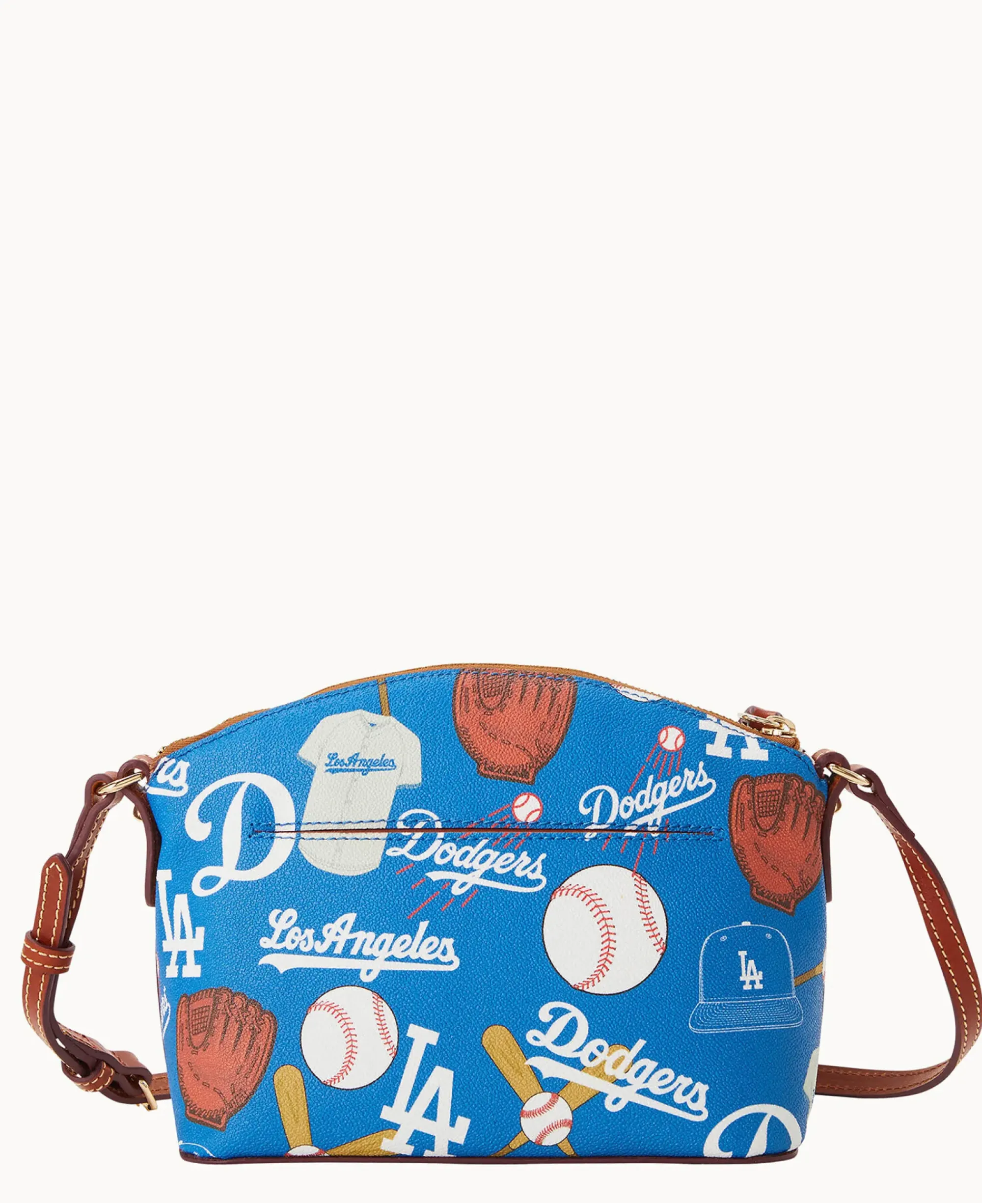 Dooney & Bourke Game Day Ready|Printed Fabric<MLB Suki Crossbody Dodgers