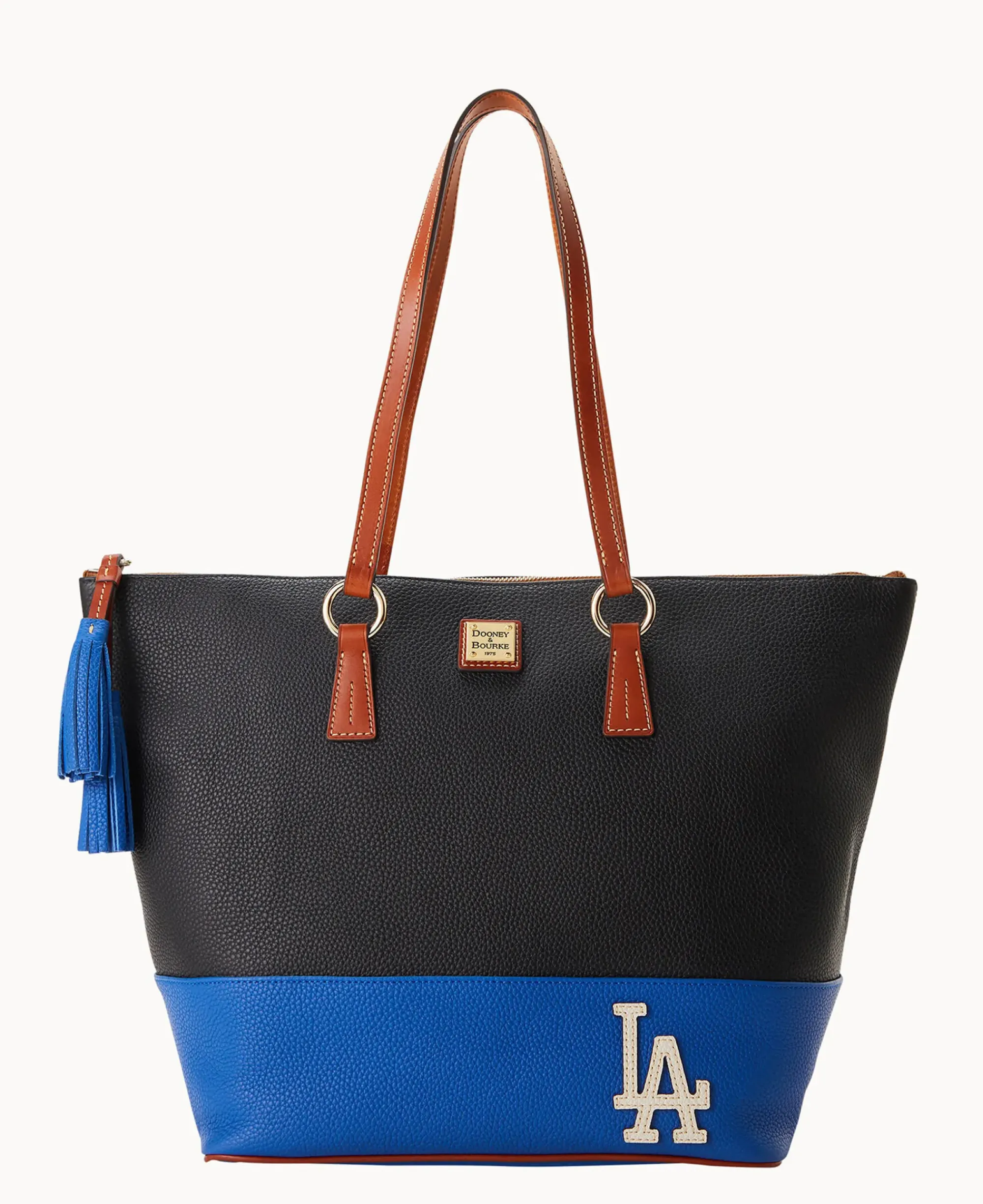 Dooney & Bourke Game Day Ready|Printed Fabric<MLB Tobi Tote Dodgers