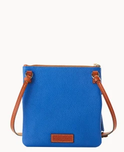 Dooney & Bourke Game Day Ready|Printed Fabric<MLB Triple Zip Crossbody Dodgers