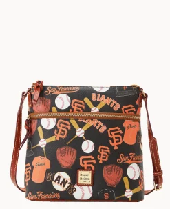 Dooney & Bourke Game Day Ready|Printed Fabric<MLB Crossbody Giants