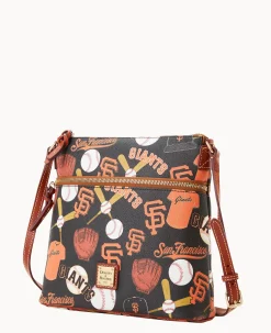 Dooney & Bourke Game Day Ready|Printed Fabric<MLB Crossbody Giants