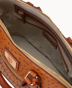 Dooney & Bourke Game Day Ready|Printed Fabric<MLB Domed Zip Satchel Giants