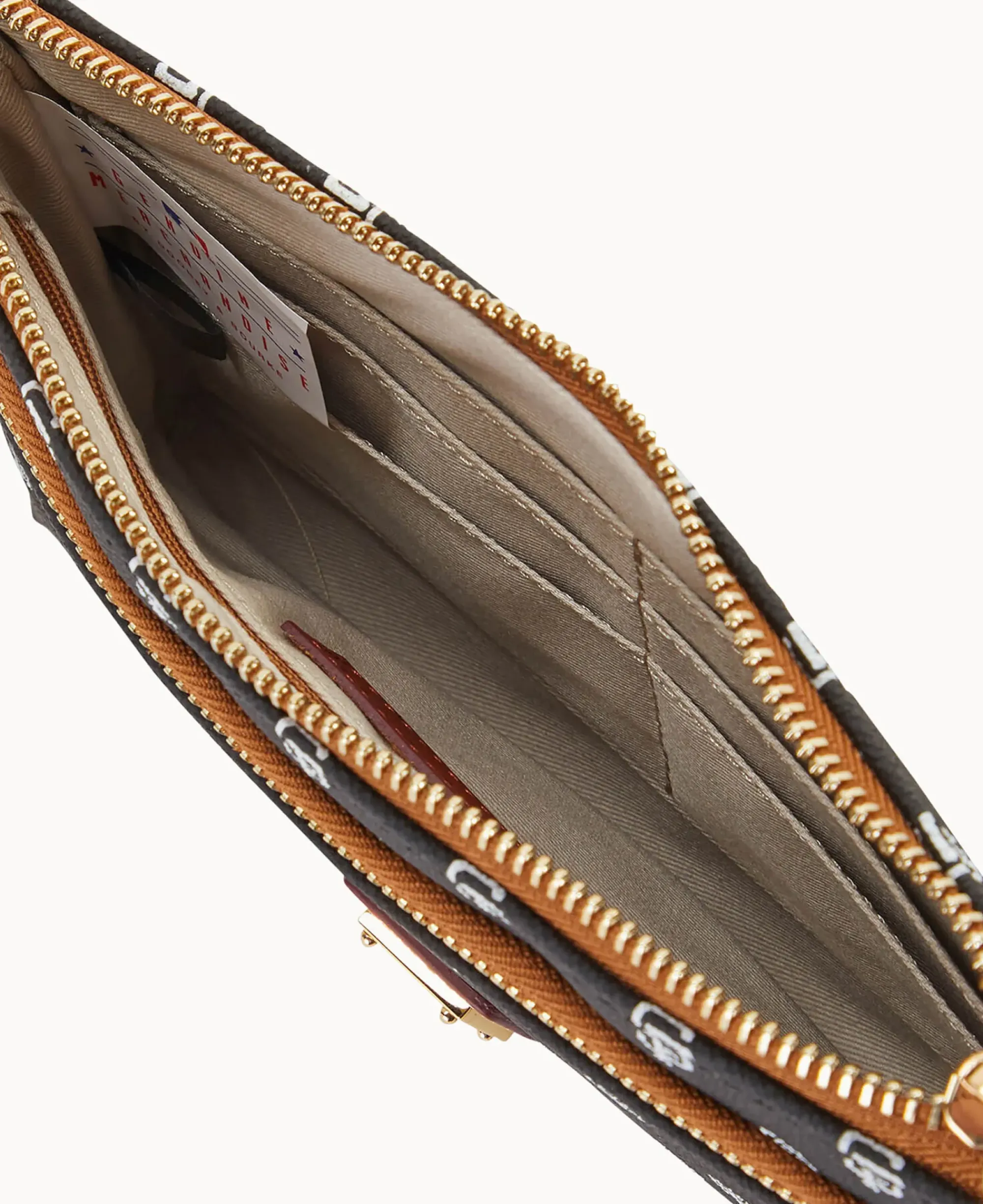 Dooney & Bourke Grab and Go|Wristlets<MLB Double Zip Wristlet Giants