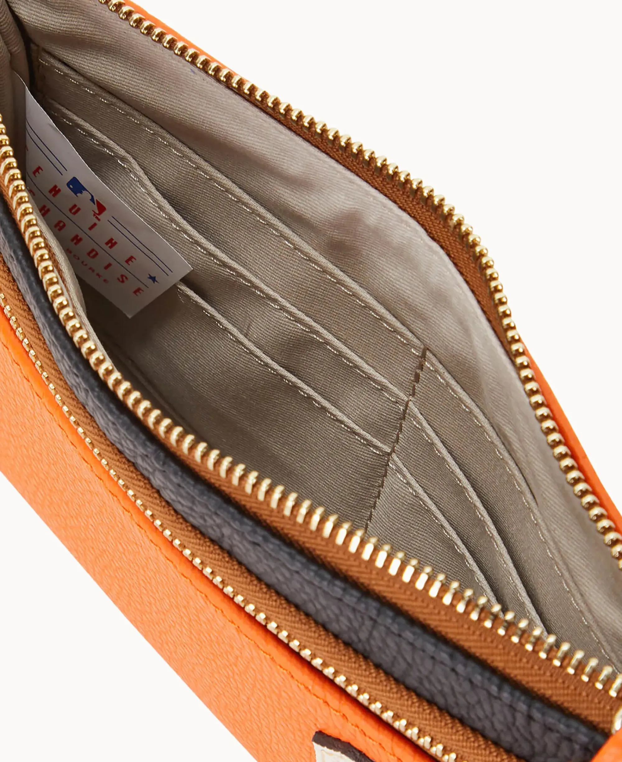 Dooney & Bourke Grab and Go|Wristlets<MLB Double Zip Wristlet Giants