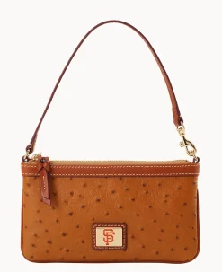 Dooney & Bourke Grab and Go|Wristlets<MLB Large Slim Wristlet Giants