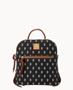 Dooney & Bourke Game Day Ready|Printed Fabric<MLB Small Backpack Giants
