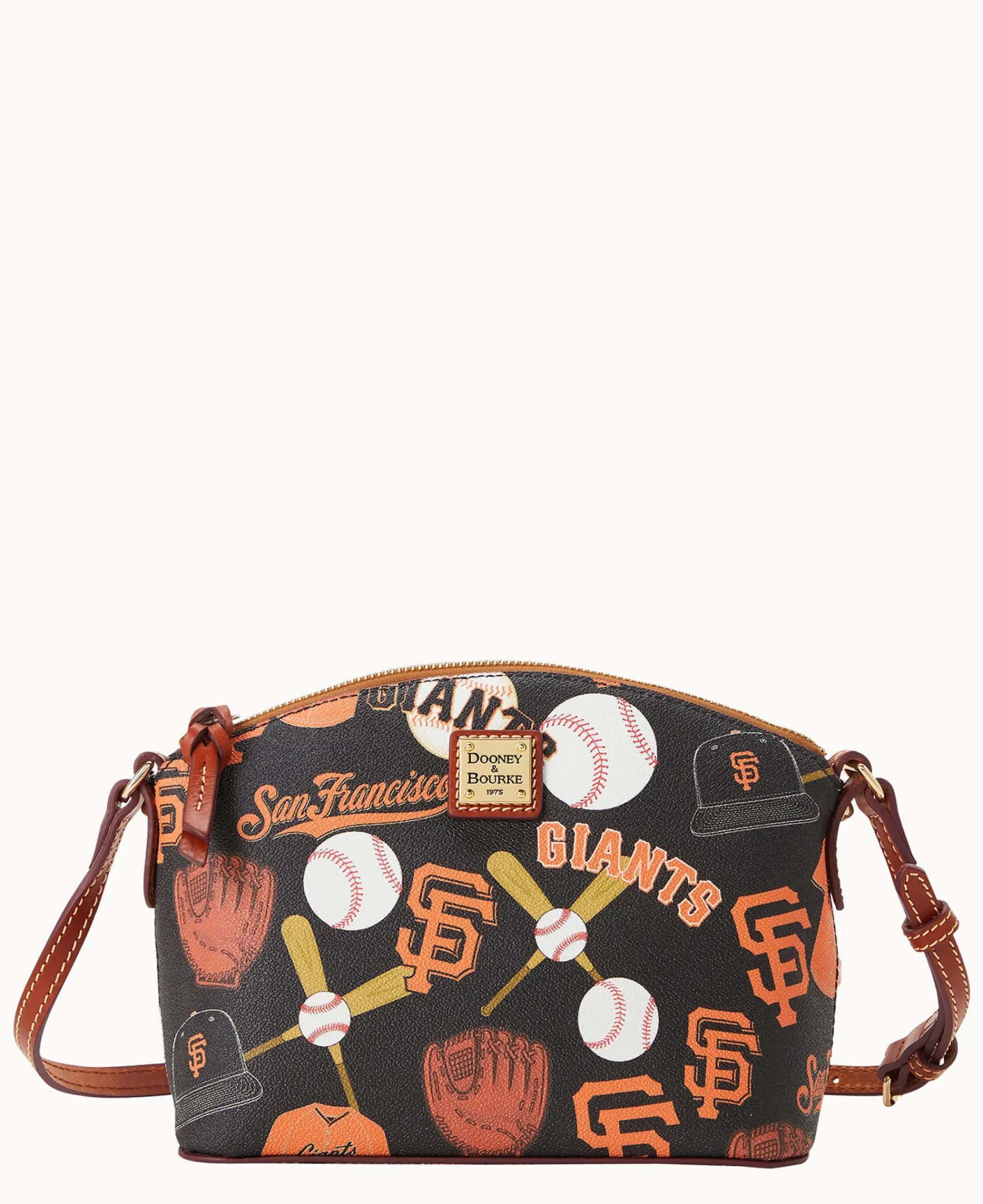 Dooney & Bourke Game Day Ready|Printed Fabric<MLB Suki Crossbody Giants