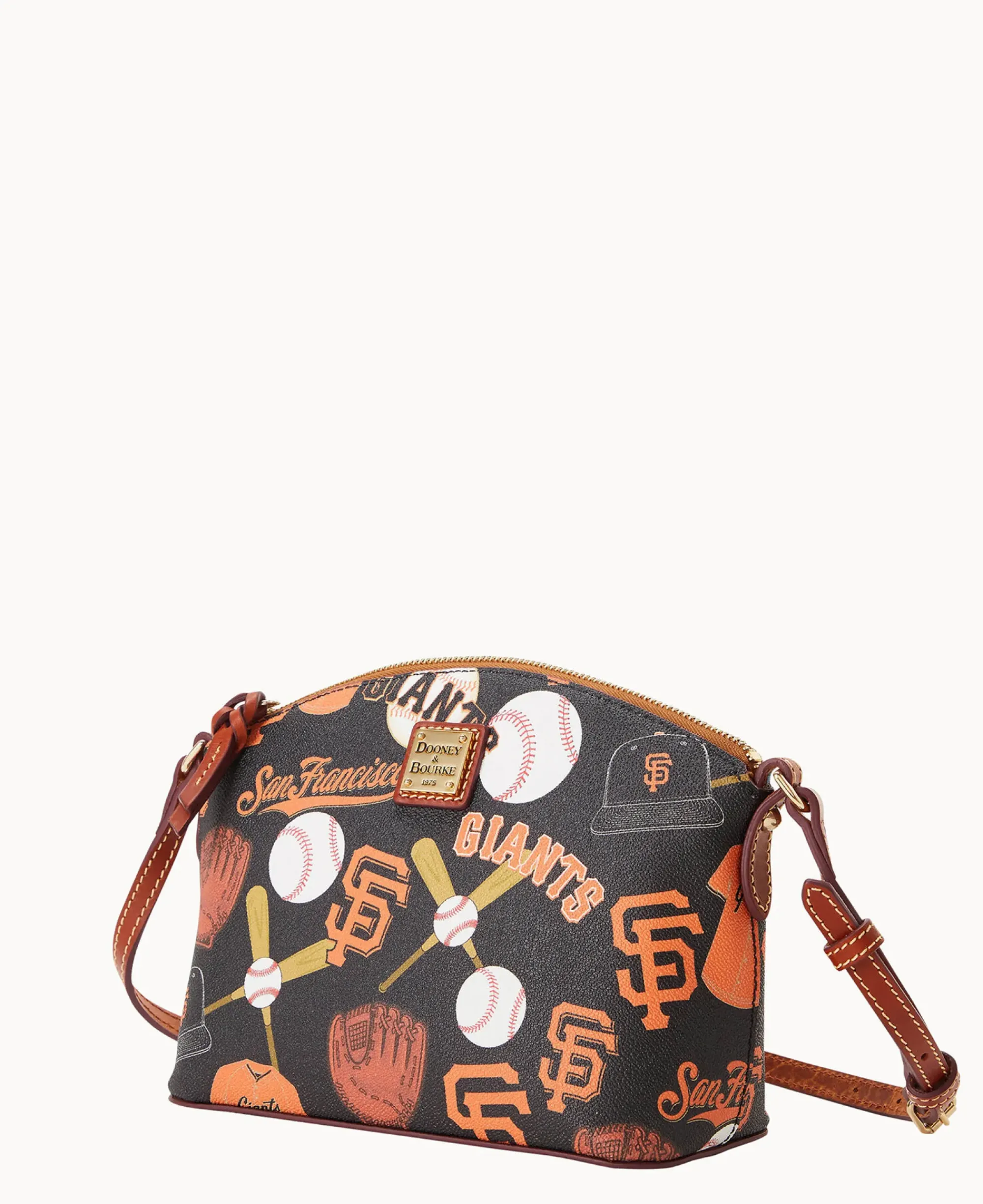 Dooney & Bourke Game Day Ready|Printed Fabric<MLB Suki Crossbody Giants