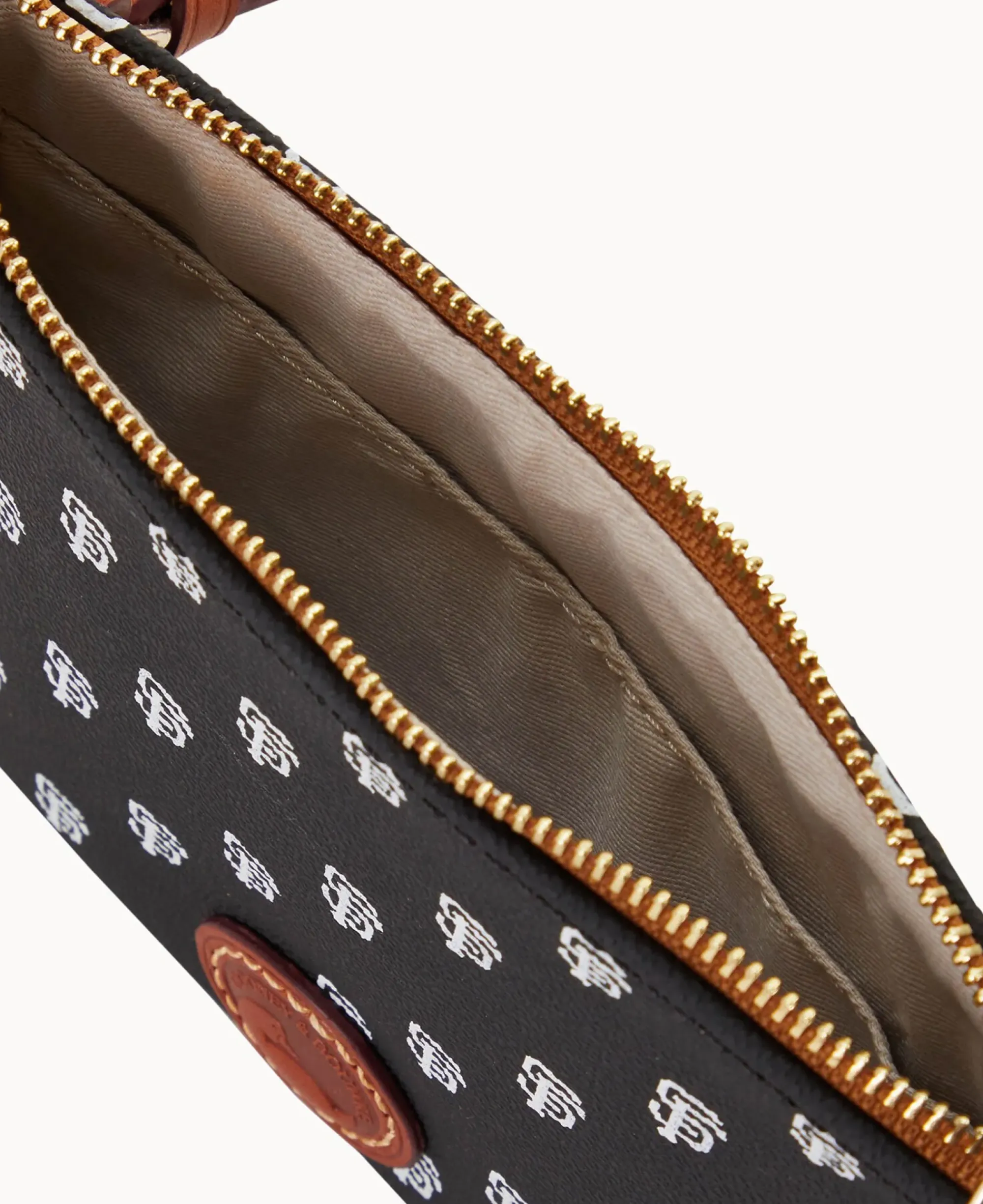 Dooney & Bourke Game Day Ready|Printed Fabric<MLB Top Zip Crossbody Giants