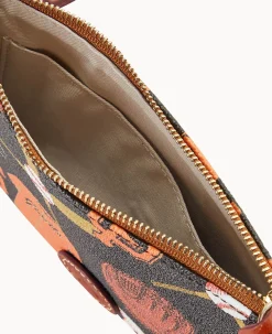 Dooney & Bourke Game Day Ready|Printed Fabric<MLB Top Zip Crossbody Giants