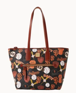 Dooney & Bourke Game Day Ready|Printed Fabric<MLB Tote Giants