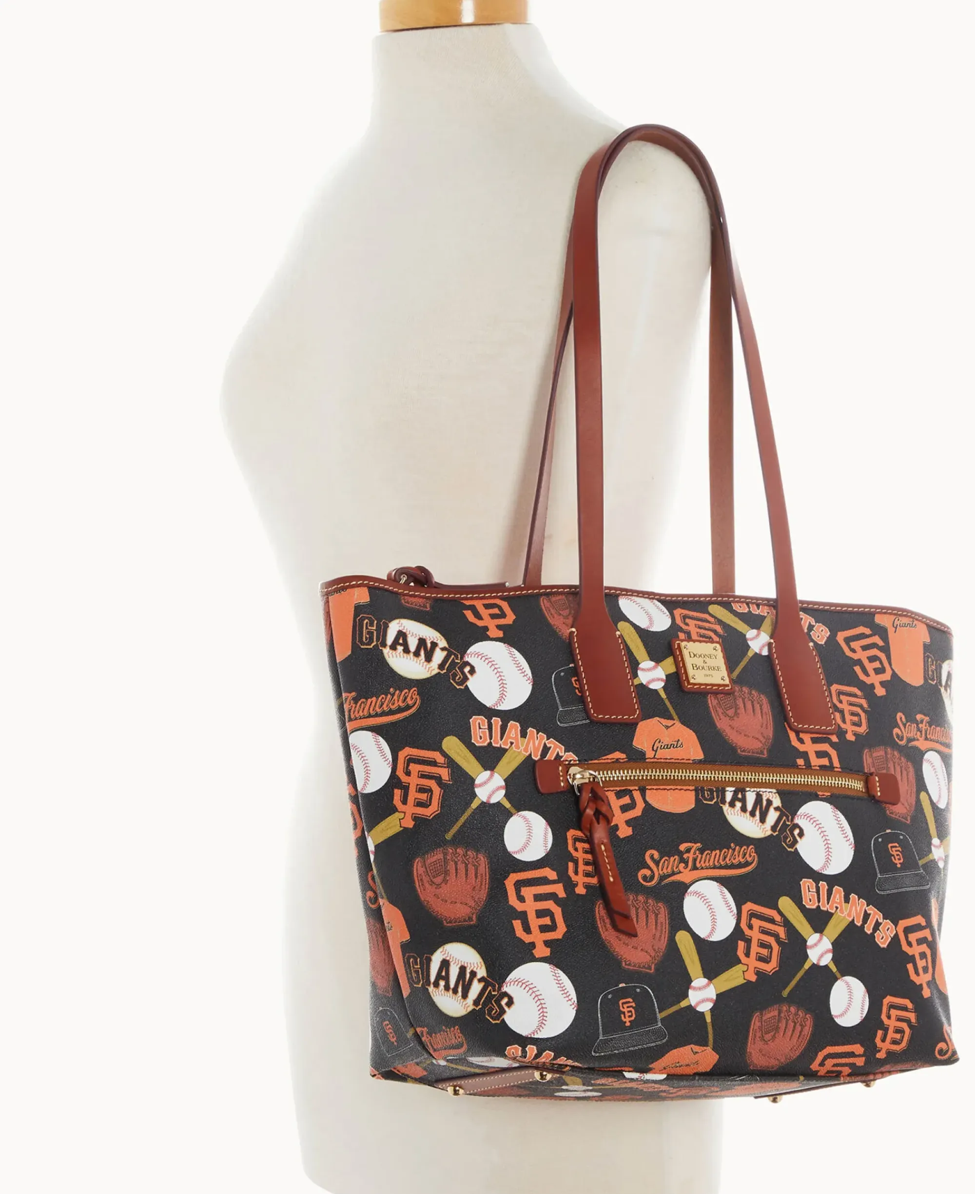 Dooney & Bourke Game Day Ready|Printed Fabric<MLB Tote Giants