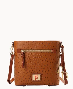 Dooney & Bourke Game Day Ready|Printed Fabric<MLB Zip Crossbody Giants