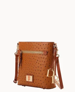 Dooney & Bourke Game Day Ready|Printed Fabric<MLB Zip Crossbody Giants
