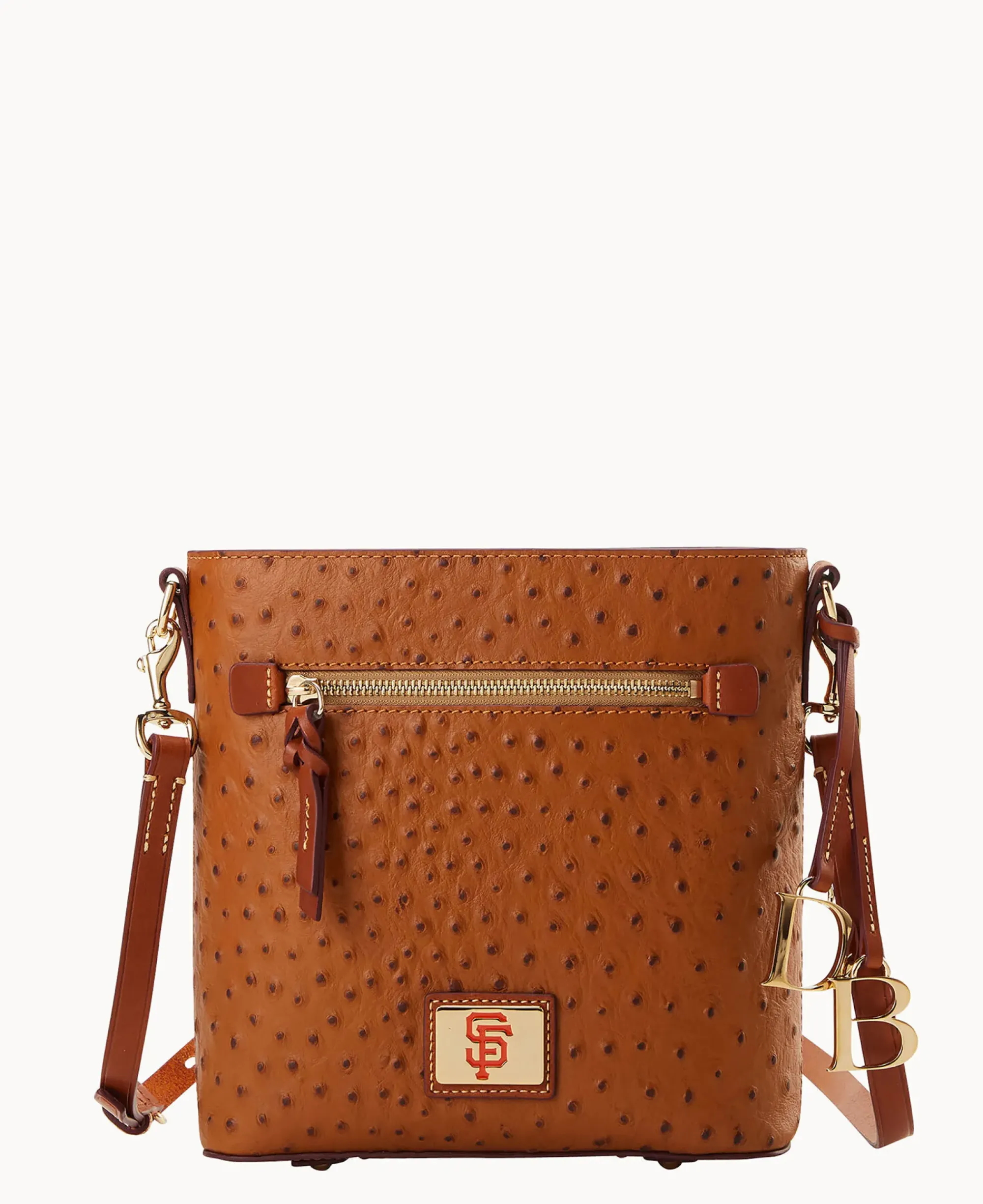 Dooney & Bourke Game Day Ready|Printed Fabric<MLB Zip Crossbody Giants