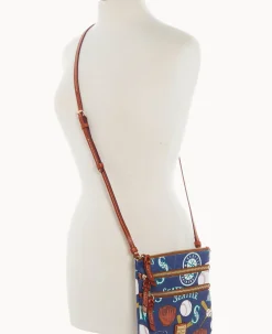 Dooney & Bourke Game Day Ready|Printed Fabric<MLB N S Triple Zip Crossbody Mariners