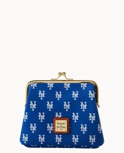 Dooney & Bourke Clutches|Wallets<MLB Large Framed Purse Mets