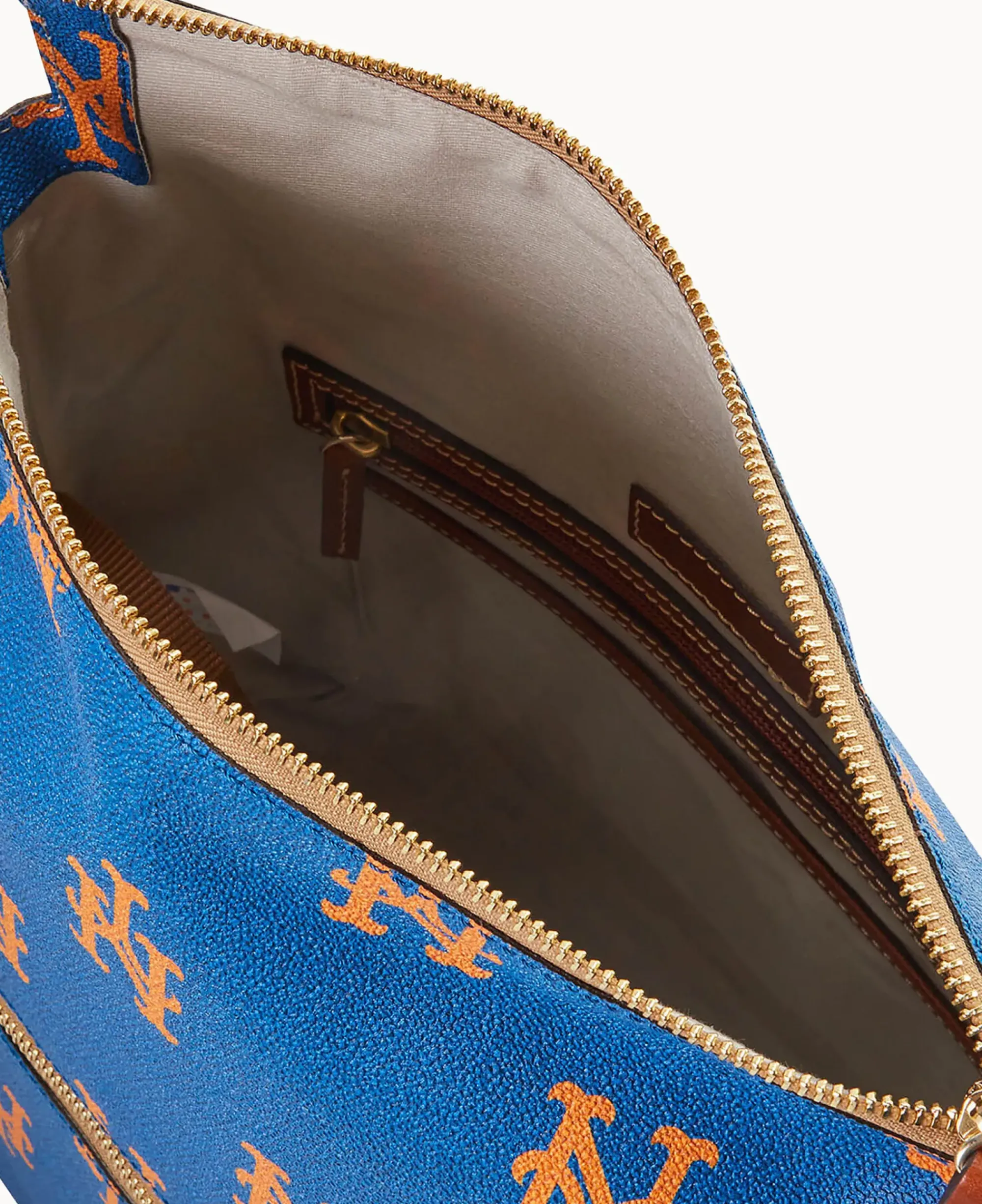 Dooney & Bourke Game Day Ready|Printed Fabric<MLB Large Sac Mets