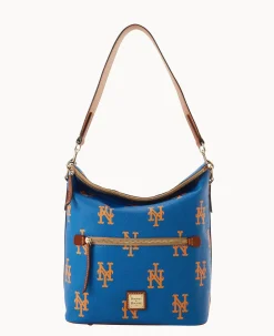 Dooney & Bourke Game Day Ready|Printed Fabric<MLB Large Sac Mets