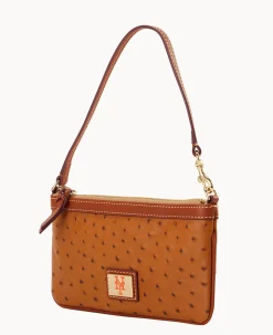 Dooney & Bourke Grab and Go|Wristlets<MLB Large Slim Wristlet Mets