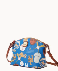 Dooney & Bourke Game Day Ready|Printed Fabric<MLB Suki Crossbody Mets