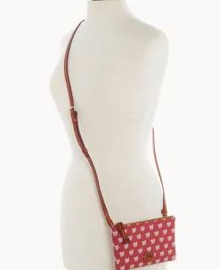 Dooney & Bourke Game Day Ready|Printed Fabric<MLB Top Zip Crossbody Nationals