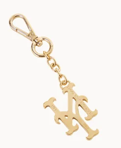 Dooney & Bourke MLB Pendant Key Chains|Key Keepers & Charms<MLB Pendant Key Chain New York Mets