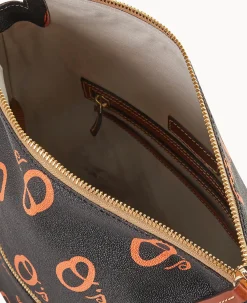 Dooney & Bourke Game Day Ready|Printed Fabric<MLB Large Sac Orioles