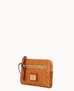 Dooney & Bourke Grab and Go|Wristlets<MLB Zip Around Wristlet Orioles