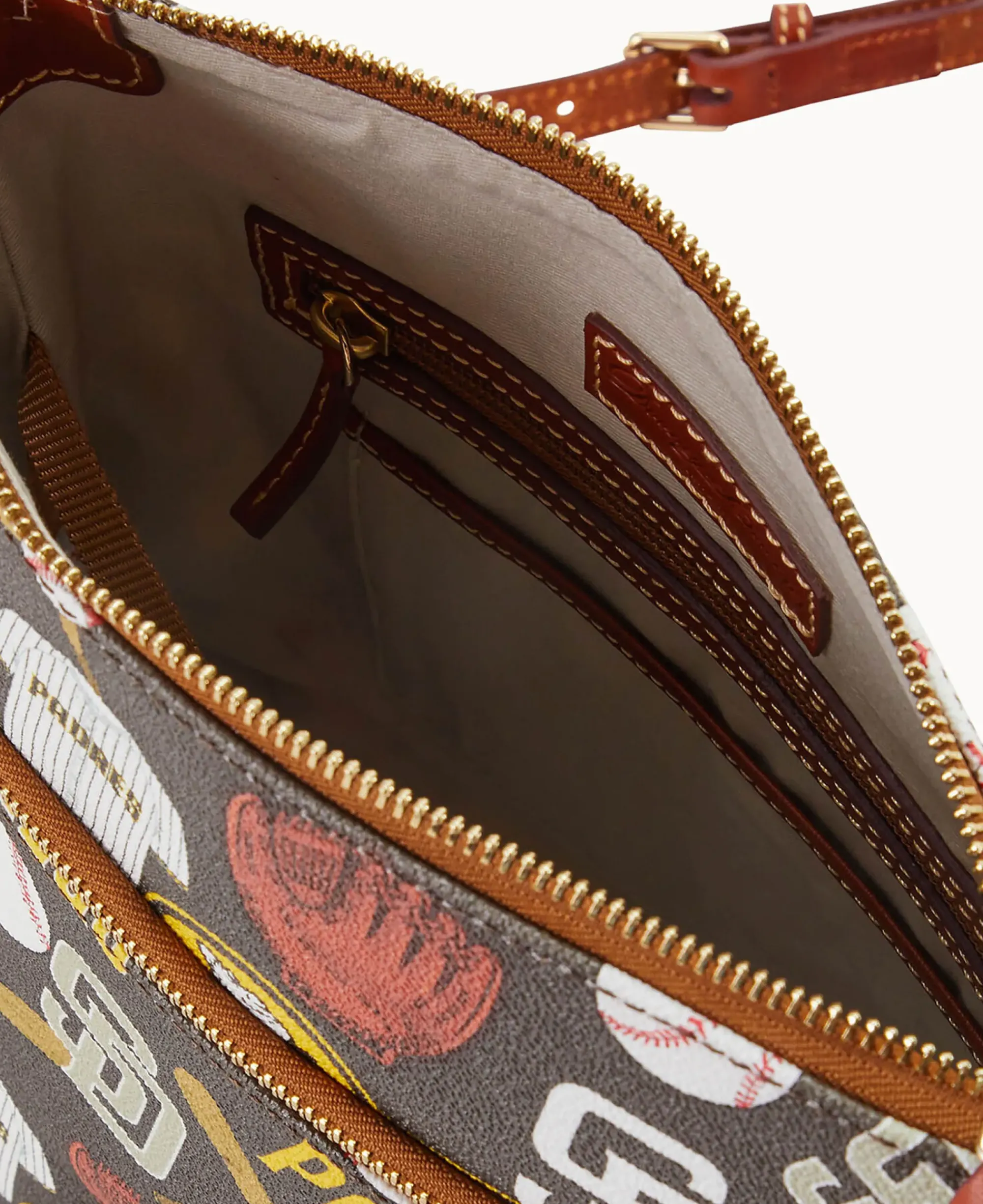 Dooney & Bourke Game Day Ready|Printed Fabric<MLB Crossbody Padres