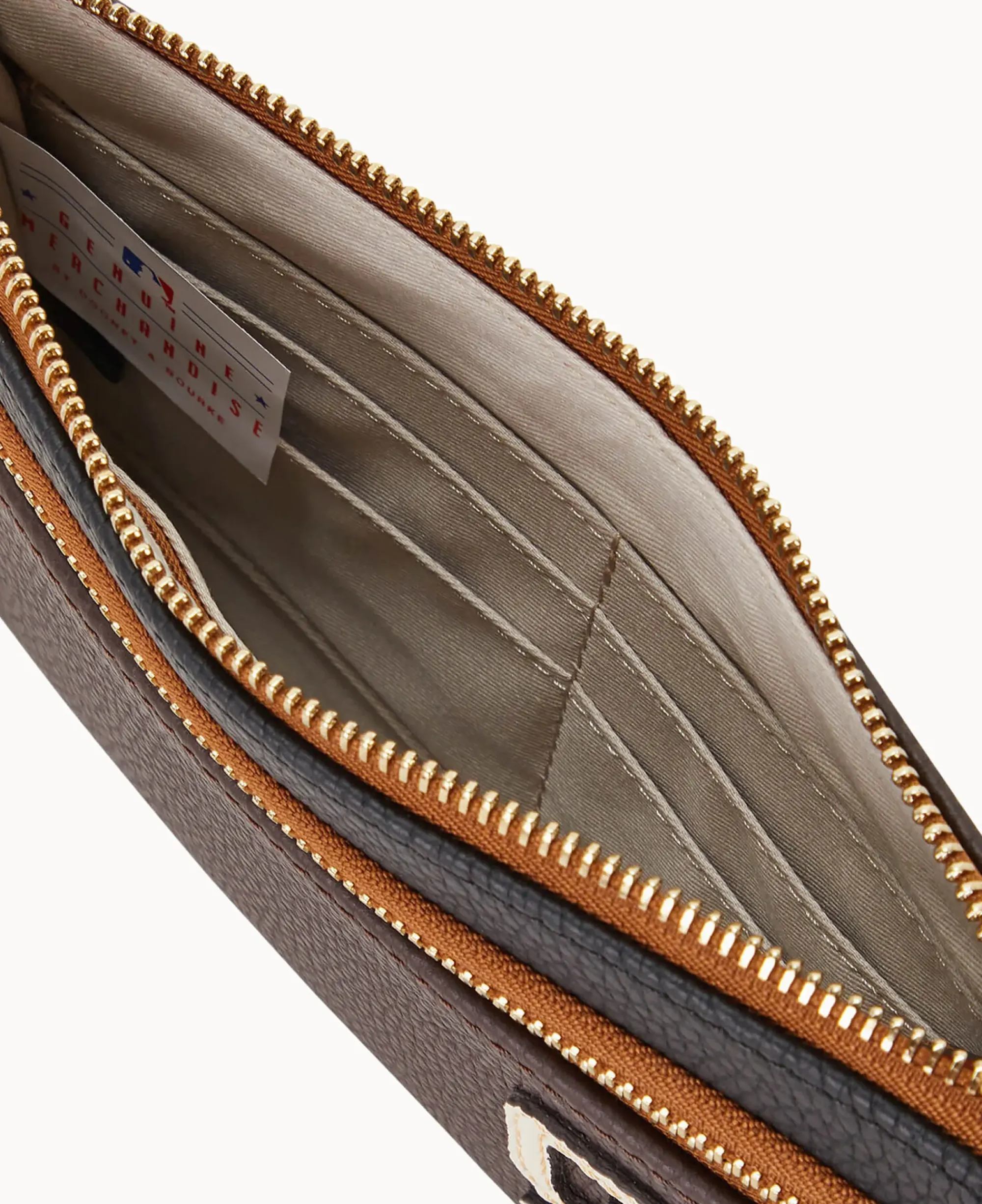 Dooney & Bourke Grab and Go|Wristlets<MLB Double Zip Wristlet Padres