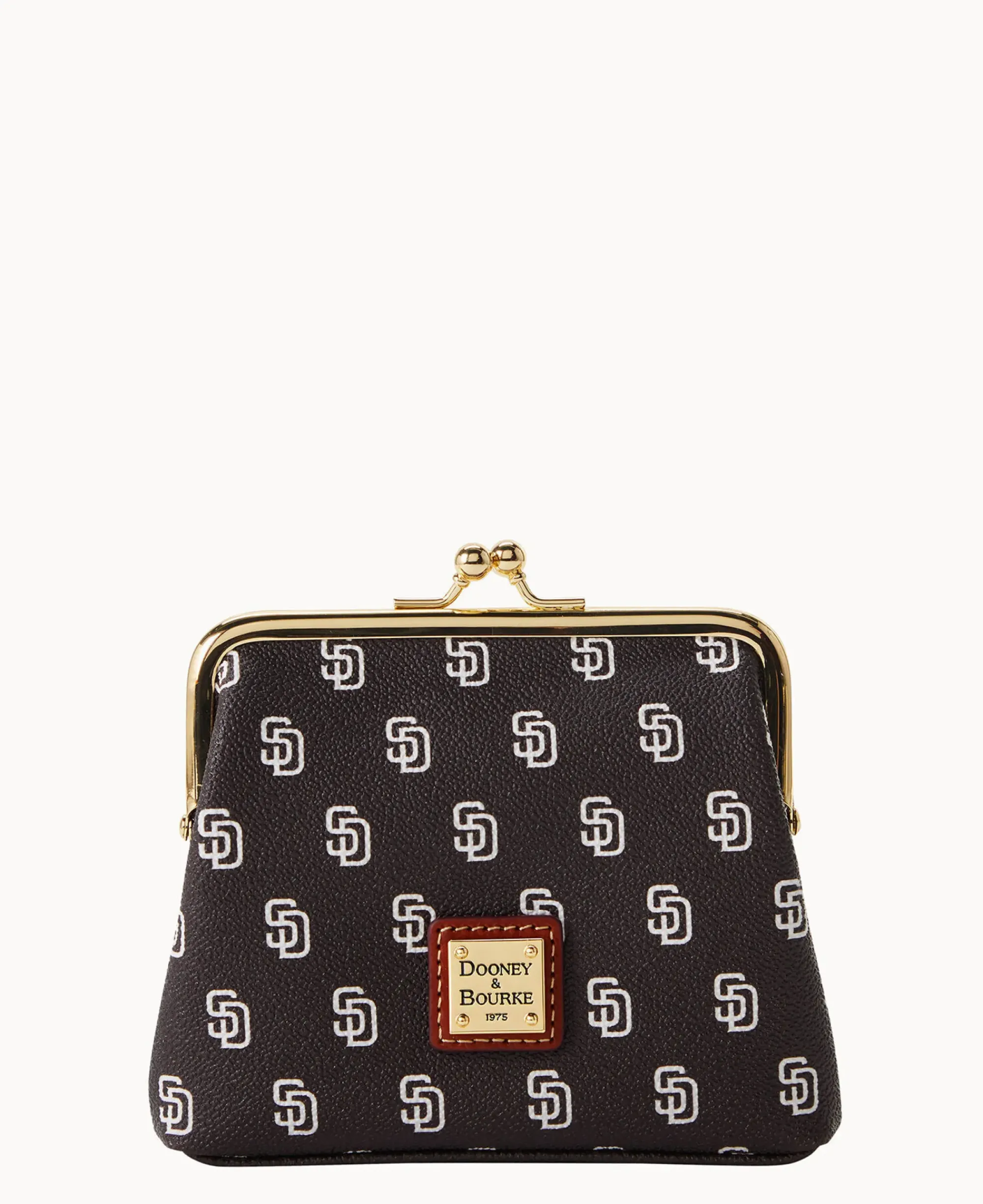 Dooney & Bourke Grab and Go|Clutches<MLB Large Framed Purse Padres