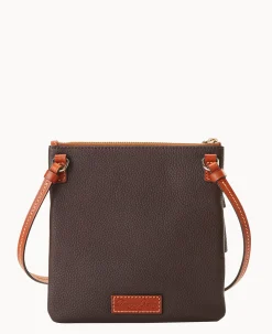Dooney & Bourke Game Day Ready|Printed Fabric<MLB Triple Zip Crossbody Padres